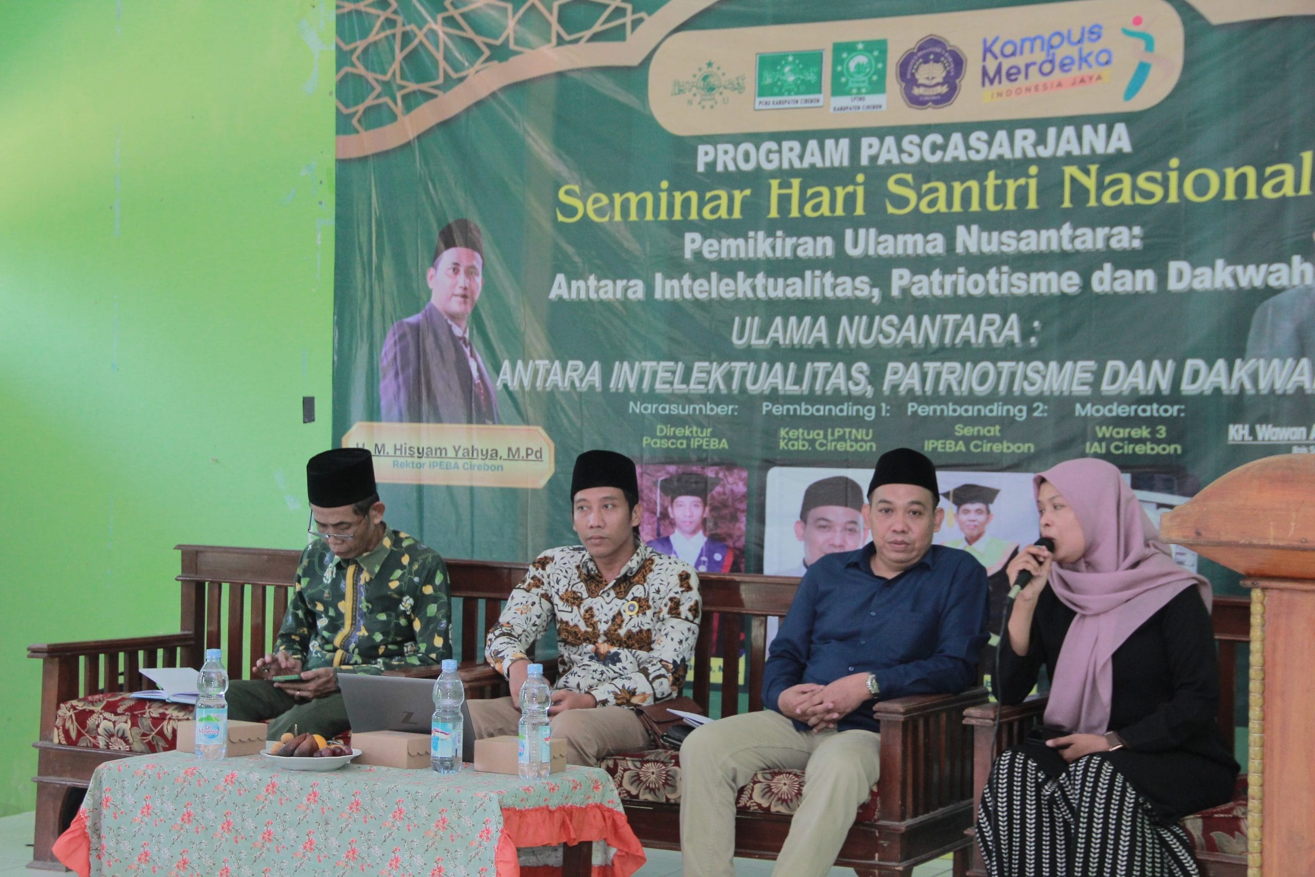 Seminar Memperingati Hari Santri Nasional Pascasarjana Insitute Pesantren Bakakan IPEBA Cirebon